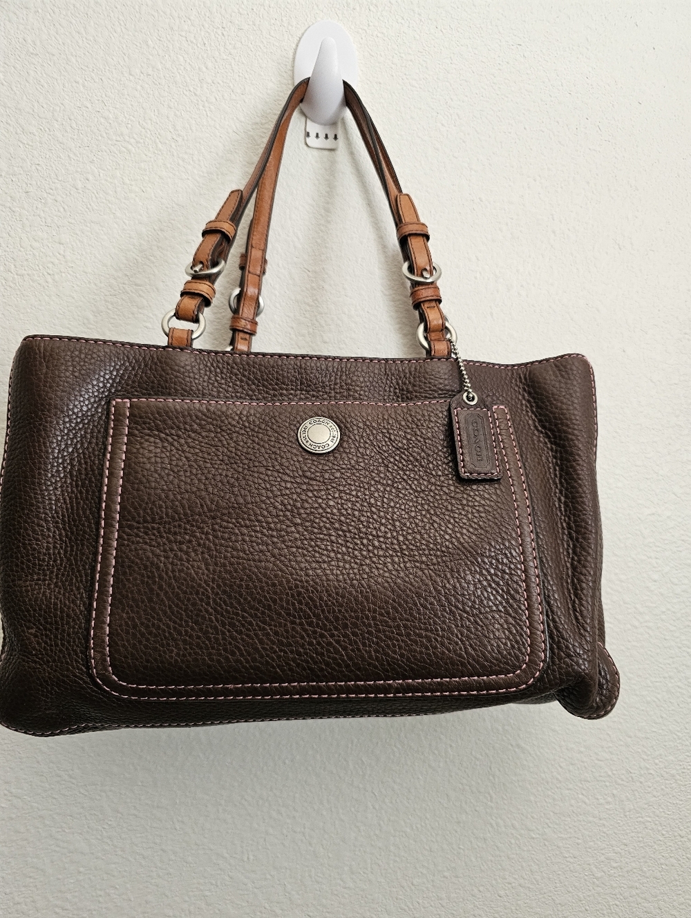 Coach VINTAGE Chelsea Pebbled Leather Tote